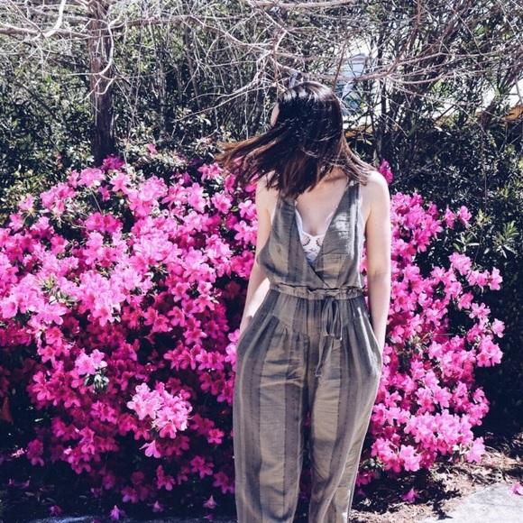 Free People Criss Cross One Piece Jumpsuit - Picture 8 of 8